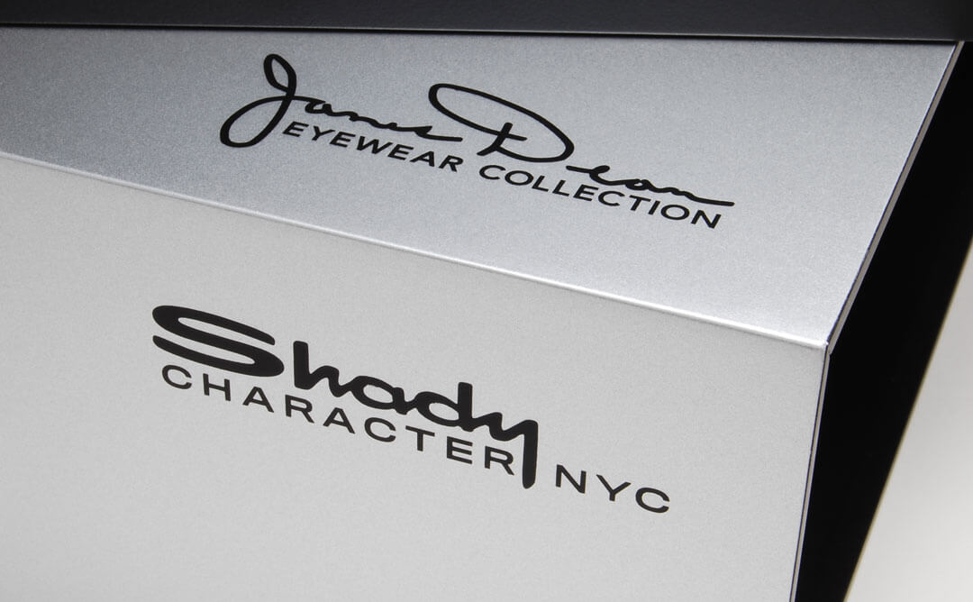 JAMES DEAN EYEWEAR COLLECTION ARNIE (46□22)_ BLACK (with GOLD CLIP ON )