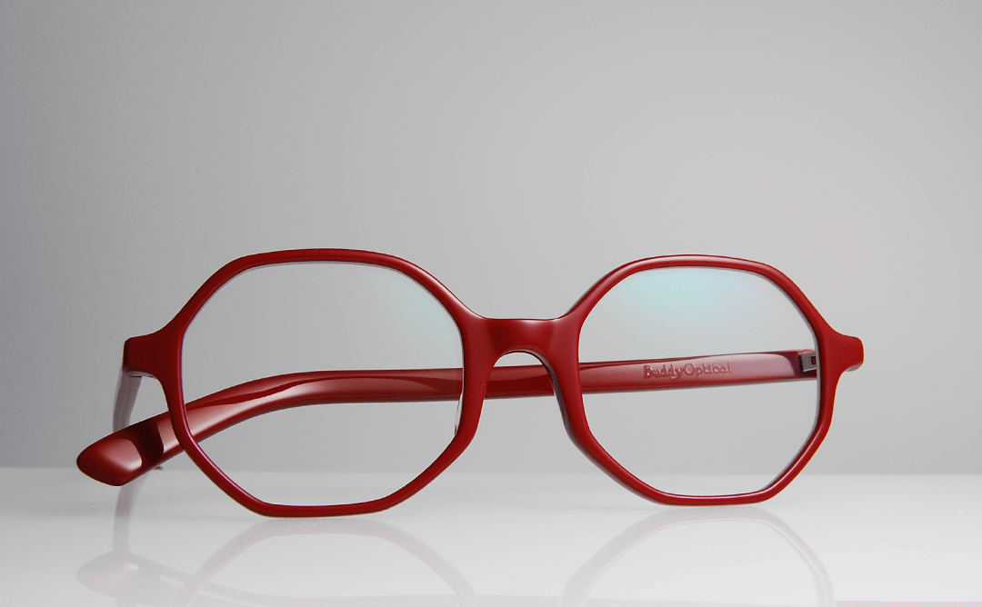 "a" _ vintage red