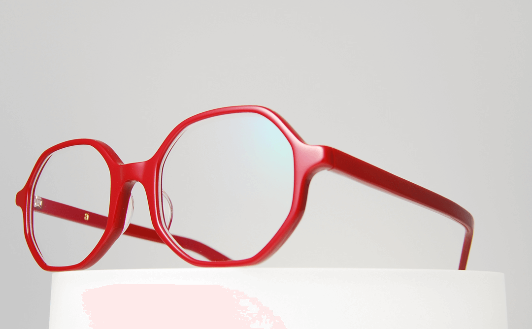 "a" _ vintage red